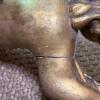Gilt Style Cherub-Form Three-Light Wall Sconce - 5