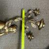 Gilt Style Cherub-Form Three-Light Wall Sconce - 8