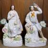 Pair of Staffordshire-Style Figural Mantel Pieces