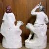Pair of Staffordshire-Style Figural Mantel Pieces - 2