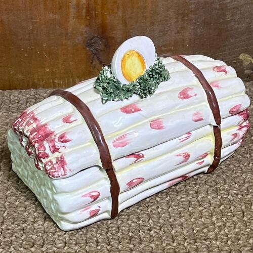 Asparagus Ceramic Trinket Box