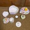 Porcelain Trinket Boxes With Floral and Animal Motifs - 2