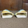Pair of Art Pottery Bird Bookends in Pastel Glaze - 3