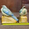 Pair of Art Pottery Bird Bookends in Pastel Glaze - 5