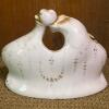 Rococo-Style Porcelain Inkstand with Gilt and Floral Decoration - 3