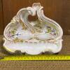 Rococo-Style Porcelain Inkstand with Gilt and Floral Decoration - 7