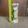 Porcelain Tree Trunk Pitcher with Applied Flowers - 4