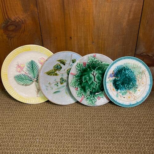 Set Of Beautiful Floral Porcelain Plates