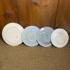 Set Of Beautiful Floral Porcelain Plates - 6