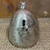Metal Beehive-Style Honey Jar with Lid and Spoon - 3