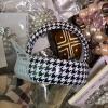 Assorted Costume Jewelry and Accessories in Beaded Basket - 5