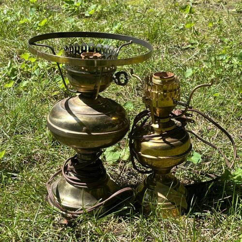 Vintage Brass Oil Lamp Style Lights