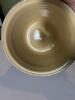 Large Blue and White Bowl with Spongeware Glaze - 3