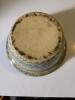 Large Blue and White Bowl with Spongeware Glaze - 4