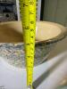 Large Blue and White Bowl with Spongeware Glaze - 5