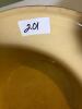 Large Blue and White Bowl with Spongeware Glaze - 7