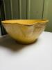Yellow Glazed Mixing Bowl With Relief Decoration - 2