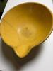 Yellow Glazed Mixing Bowl With Relief Decoration - 4