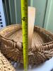 Three Split Oak Buttocks Baskets in Rustic Style - 9
