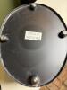 Hand-Painted Metal Planter With Scalloped Rim and Ring Handles - 4