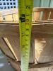 Large Wooden Bushel Basket with Wire Handles - 6