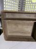 Wood Organizer Caddy With Dividers, Rustic Utility Style - 2