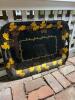 Hand-Painted Toleware Tray With Gilt Grape Motif