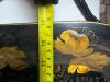 Hand-Painted Toleware Tray With Gilt Grape Motif - 6