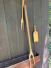 Primitive Wooden Hay Forks and Feed Scoop