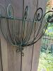 Wrought Iron Garden Wall Planters With Scroll Detail - 2