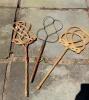 Antique Rug Beaters Various Designs Wicker and Wire
