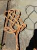 Antique Rug Beaters Various Designs Wicker and Wire - 2