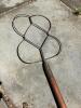 Antique Rug Beaters Various Designs Wicker and Wire - 3