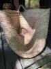 Large Handwoven Wicker Basket With Handles - 3