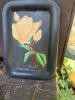 Black Tinware Kitchen Accessories and Decorative Tray - 4