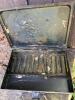 Black Tinware Kitchen Accessories and Decorative Tray - 11
