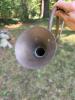 Brass Hunting Horn with Patina Finish - 3