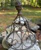 Wrought Iron Garden Finial Cage