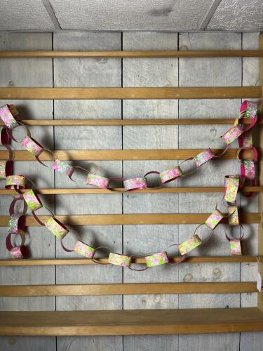 Pair of Lilly Pulitzer Celebration Garlands Featured in Various Patterns