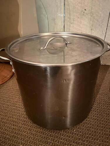 Large Stainless Steel Stock Pot With Lid