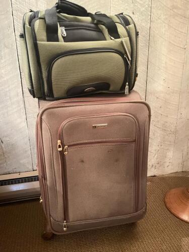 London Fog Suitcase with Samsonite Duffel Bag