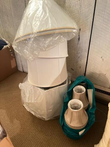 Lot of Mixed Sized Light Shades