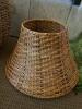 Woven Rattan Table Lamp with Tapered Basket-Style Shade - 4