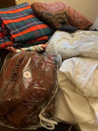 Assorted Fabric Lot with Mixed Patterns