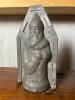 Antique Santa Claus Chocolate Mold Tin