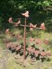 Metal Leaf Plant Stand in Rustic Style - 2