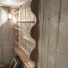 Wooden Three-Tier Wall Display Shelf - 2