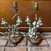 Pair of Ceramic Figurine Table Lamps - 2