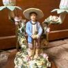 Pair of Ceramic Figurine Table Lamps - 4