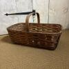 Rectangular Splint Basket with Handle